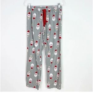 Old Navy Size XS GRAY SANTA PJ BOTTOMS